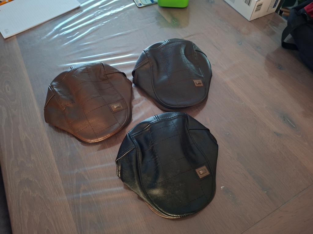 Jamont Flatcap – Platte pet – PU Leer, Kleding | Heren, Hoeden en Petten, Ophalen, Nieuw, Pet