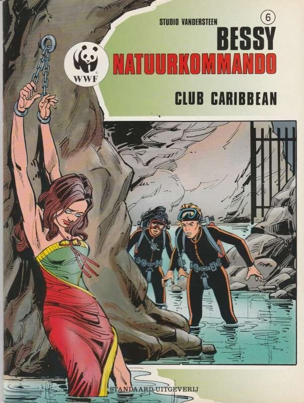 strip Bessy Natuurcommando 6 - Club Caribbean, Boeken, Stripverhalen, Eén stripboek, Ophalen of Verzenden, Zo goed als nieuw, Studio Vandersteen