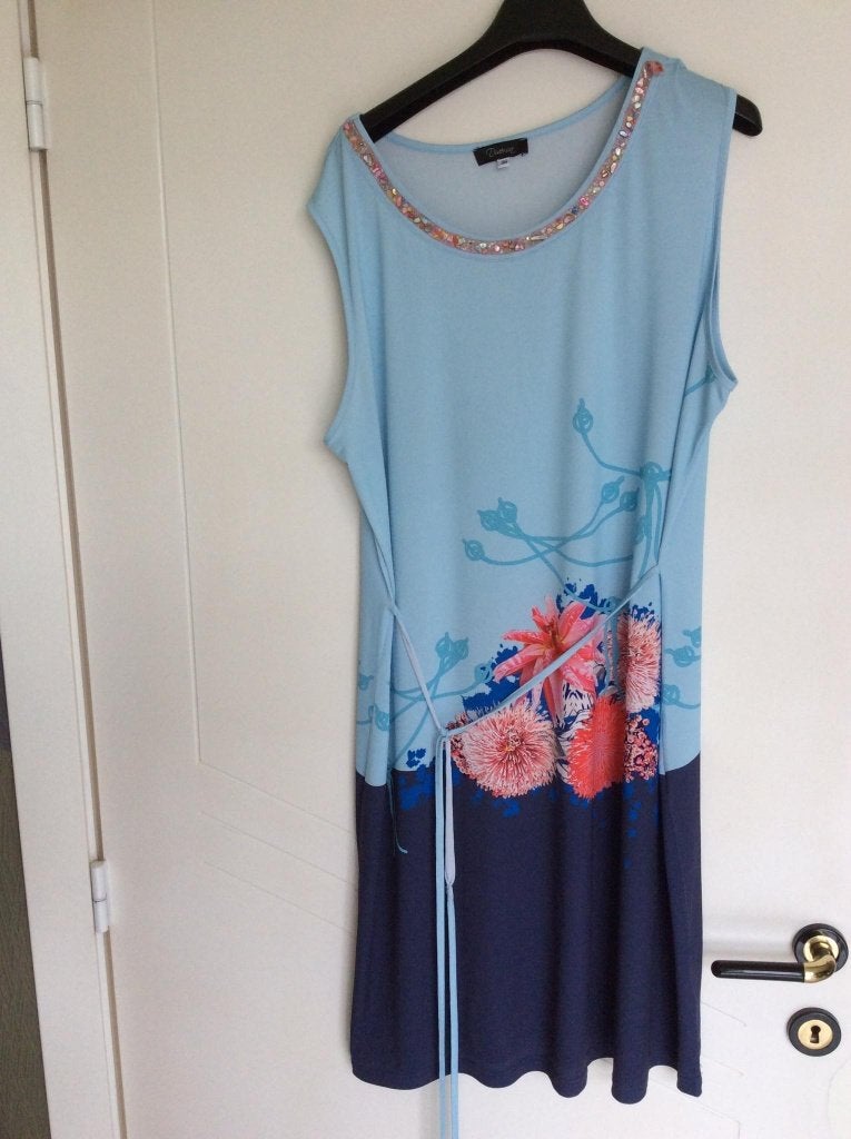 Gebloemd kleed , maat : 46.Merk : Diversa., Vêtements | Femmes, ANDERE, Taille 46/48 (XL) ou plus grande, Enlèvement ou Envoi