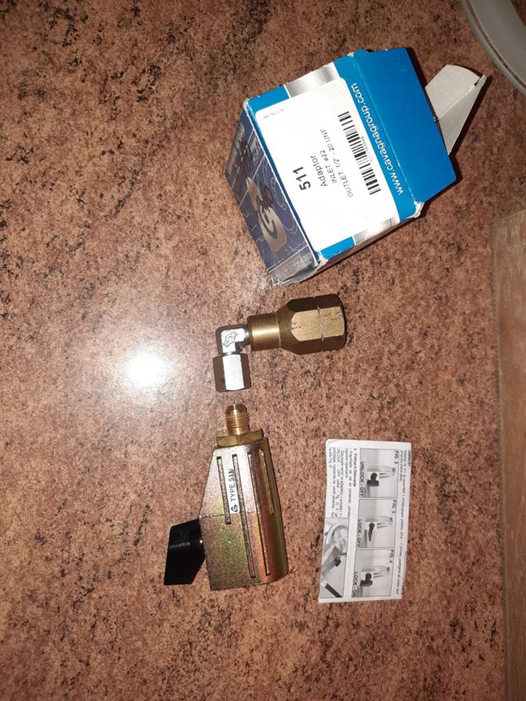 Gasontspanner 25€  nieuw, Ophalen