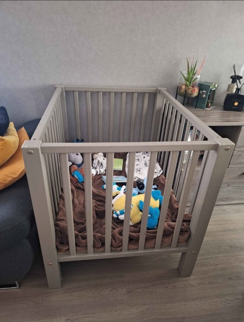 Babypark, Ophalen, Gebruikt, Rechthoekig, In hoogte verstelbaar