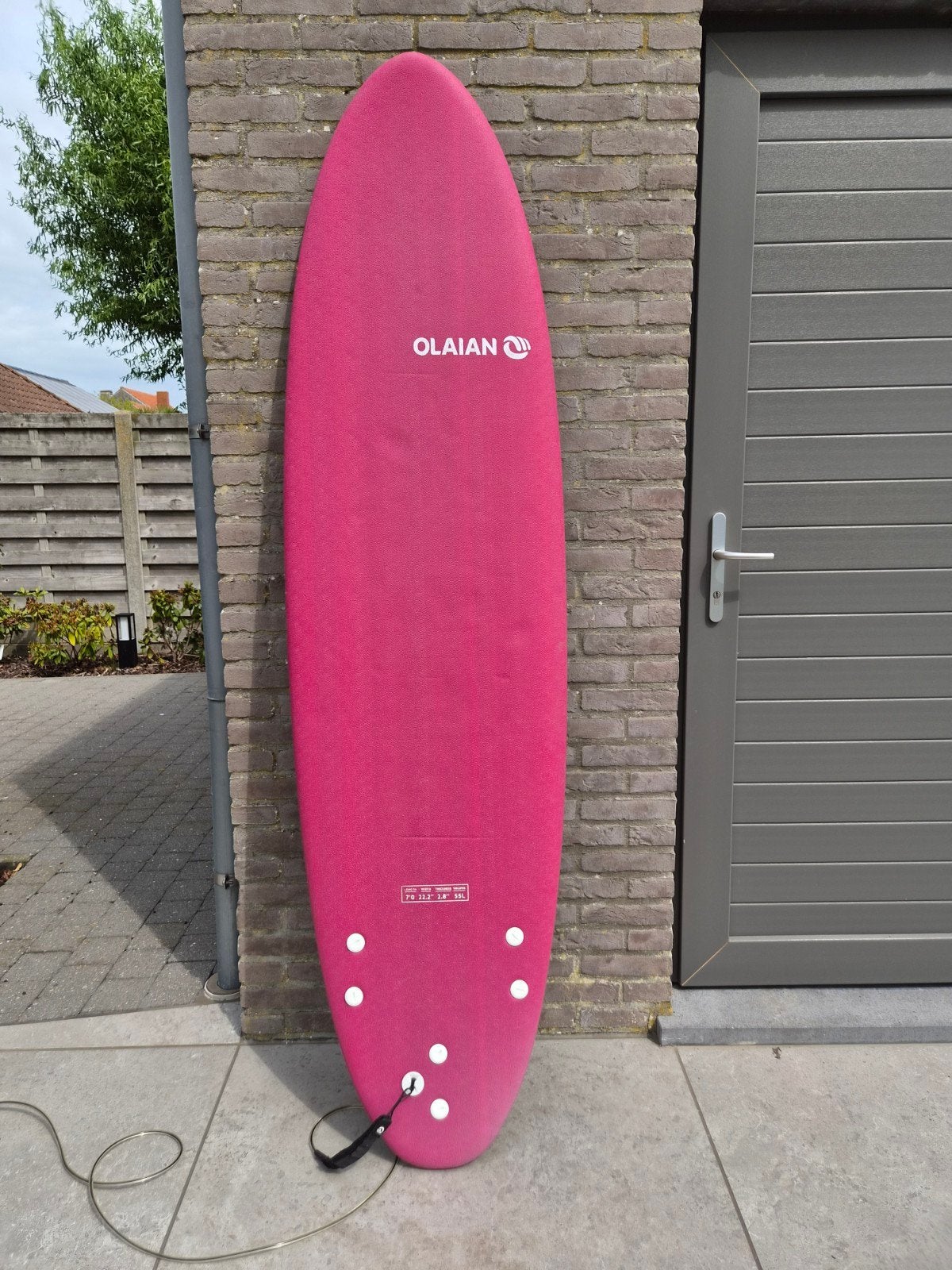 Shortboard Olaian, Watersport en Boten, Golfsurfen, Ophalen, Zo goed als nieuw, Shortboard, Met vinnen