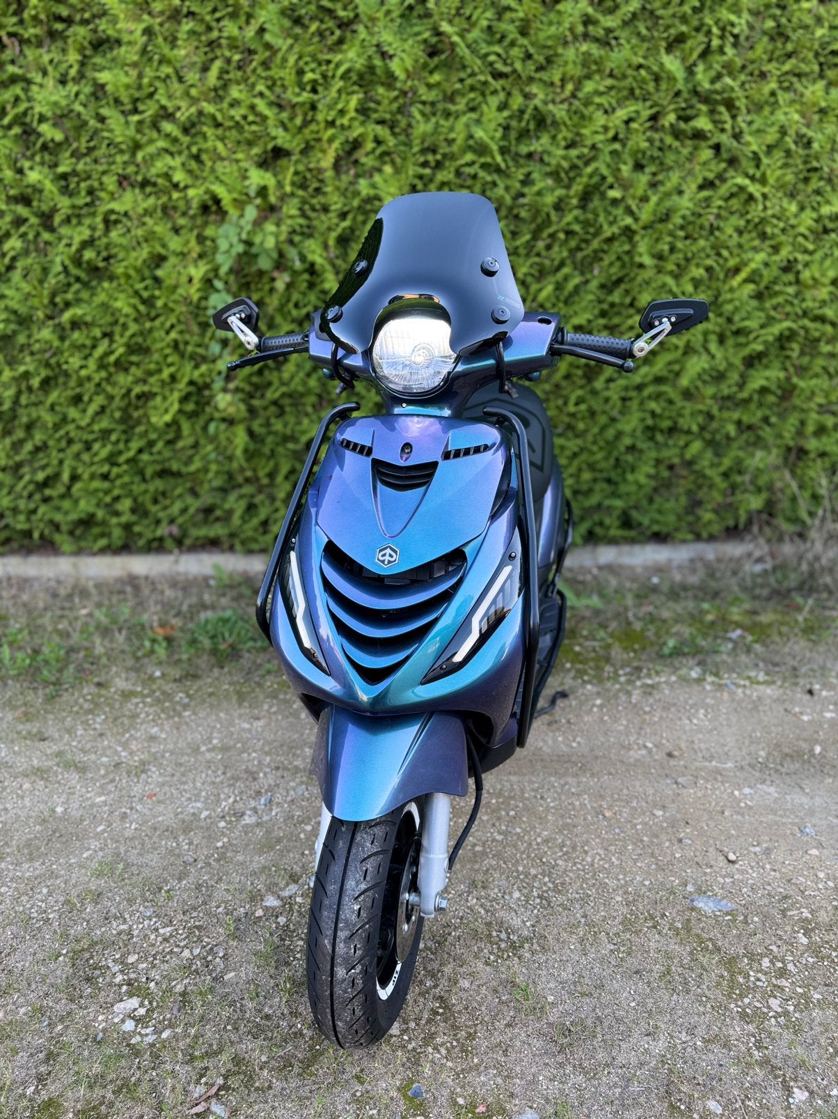 Piaggio zip euro 5 met 2435km en met malossi ecu en multivar, Ophalen, Zip, Klasse A (25 km/u), Zo goed als nieuw