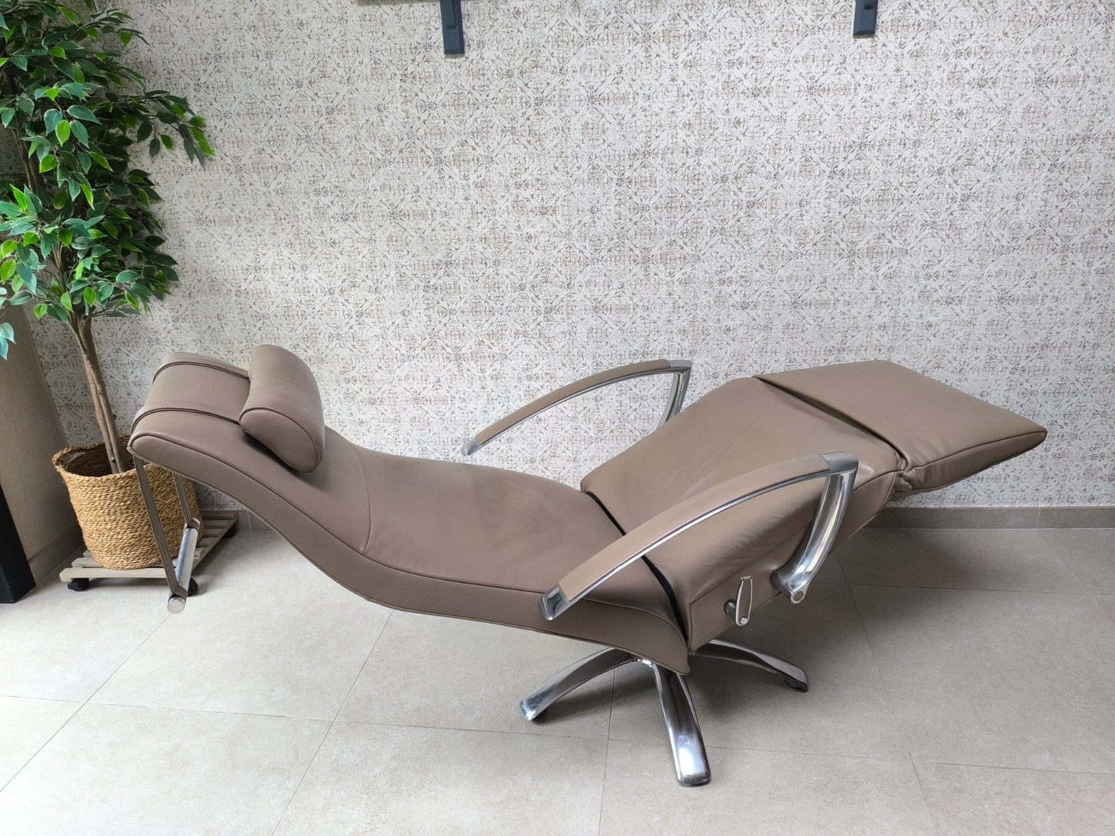 Jori Brainbuilder Maxi (Mono-Move) Relaxfauteuil + kussen., Huis en Inrichting, Fauteuils, Gebruikt, Leer, Metaal, 50 tot 75 cm