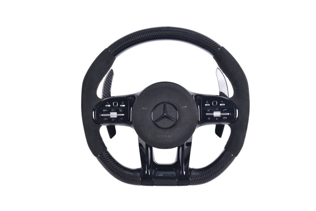 Mercedes Alcantara & carbon sportstuur / stuurwiel 2014-2022, Niet ingevuld, Mercedes-Benz, Niet ingevuld, Nieuw