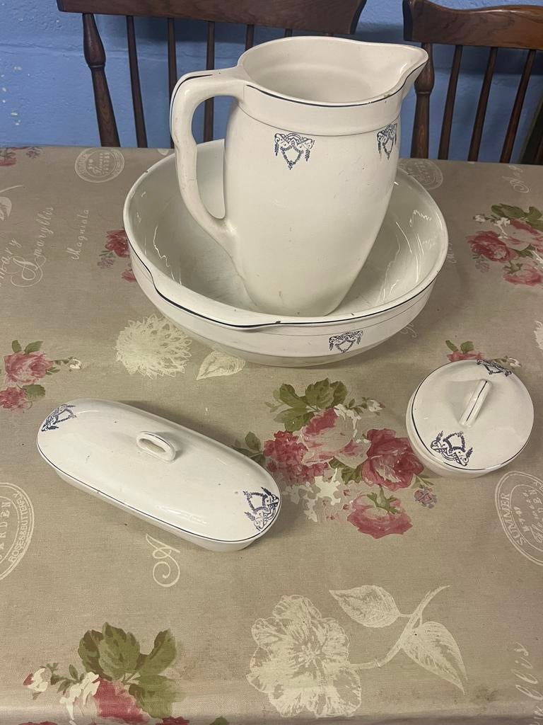 Badkamer - assortiment stenen garnituur, Huis en Inrichting, Woonaccessoires | Zuilen en Pilaren, Ophalen, Gebruikt