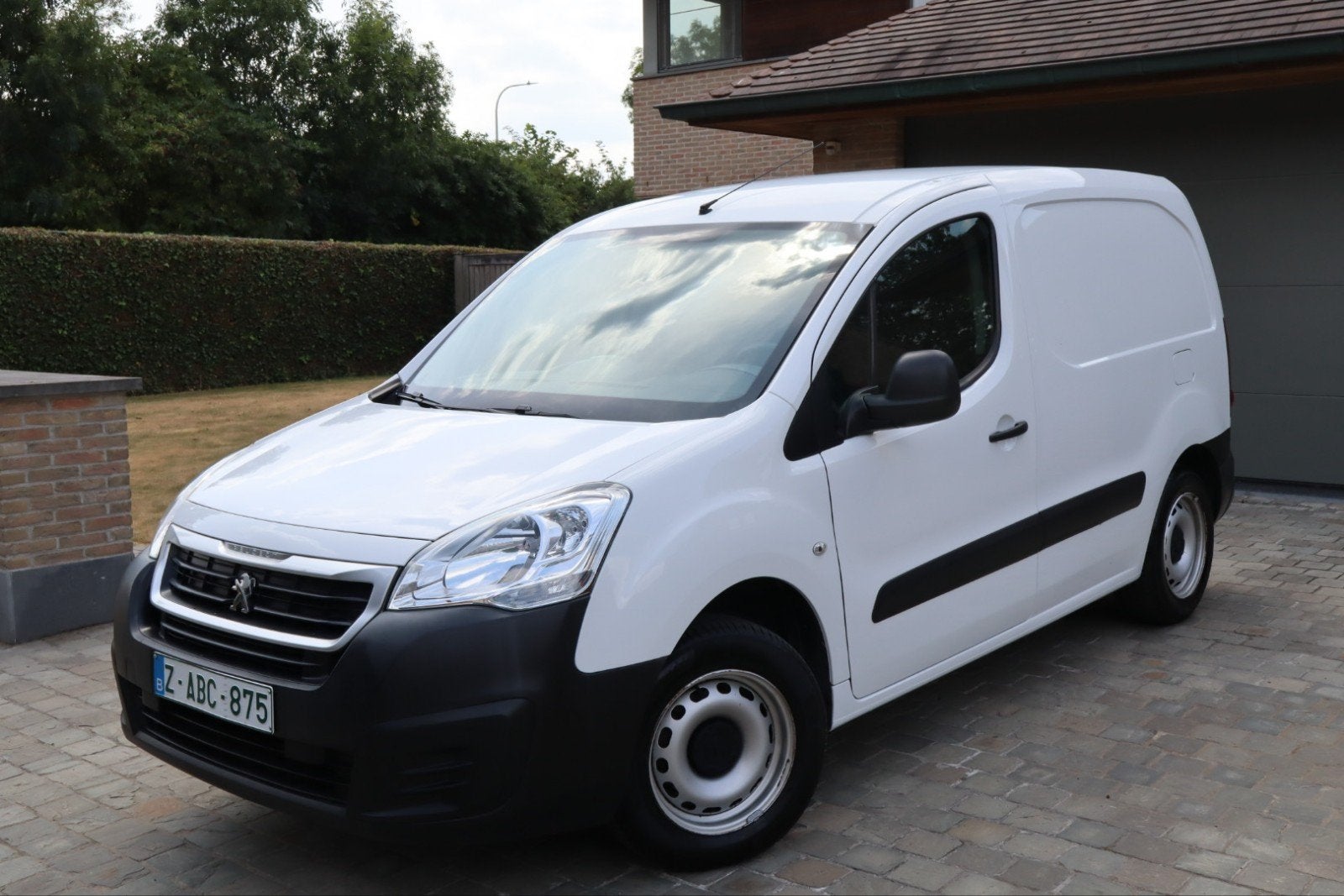 PEUGEOT PARTNER 2018 1.6HDI • 83000KM • LI. VR.• GARANTIE, Auto's, Stof, 1600 cc, Wit, 5 deurs