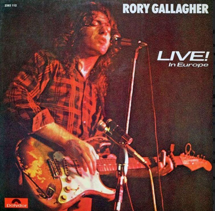 lp: RORY GALLAGHER - LIVE IN EUROPE - bied va 7€ - als nieuw, Ophalen of Verzenden, Poprock, 1970 - 1979, Zo goed als nieuw