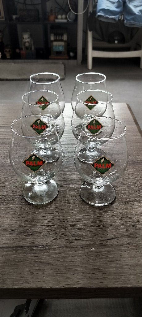 Bierglazen palm, Collections, Marques de bière, Enlèvement, Neuf, Verre ou Verres, Palm