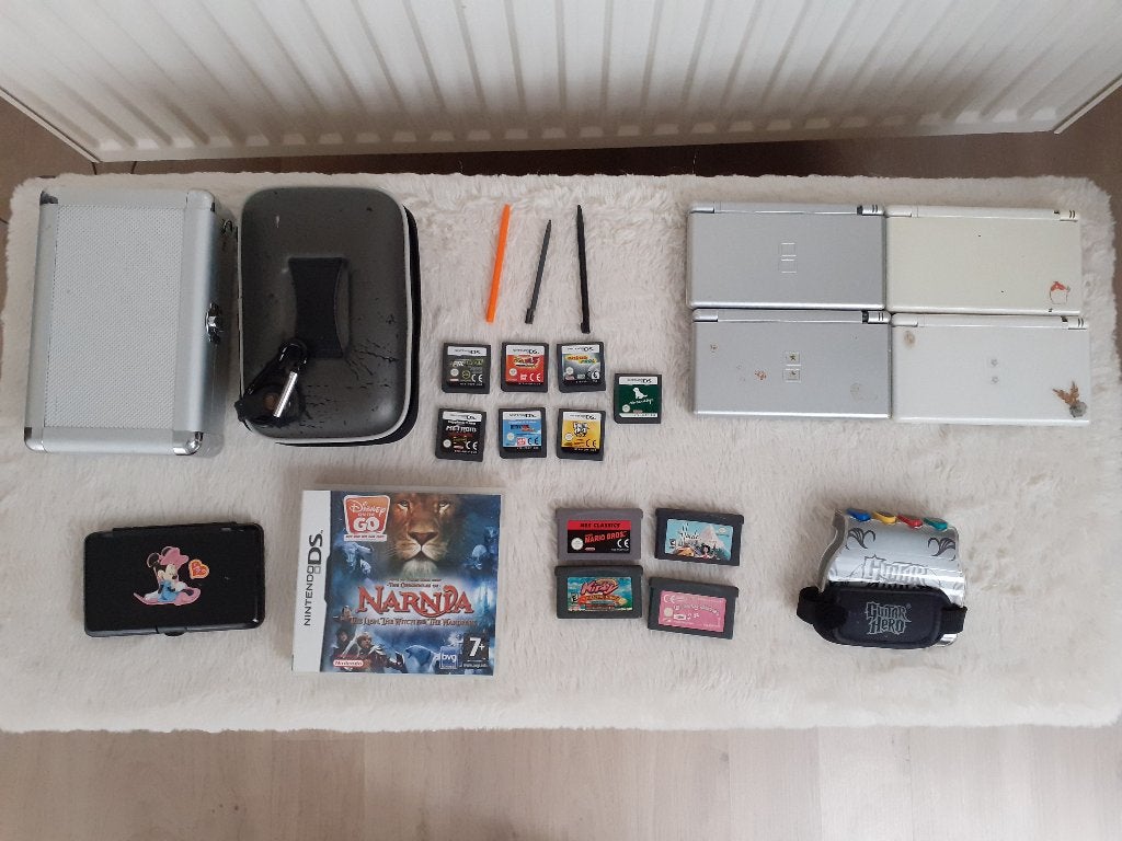 Nintendo DS Lite Bundel, Consoles de jeu & Jeux vidéo, Enlèvement ou Envoi, Autres couleurs, Utilisé, Avec jeux