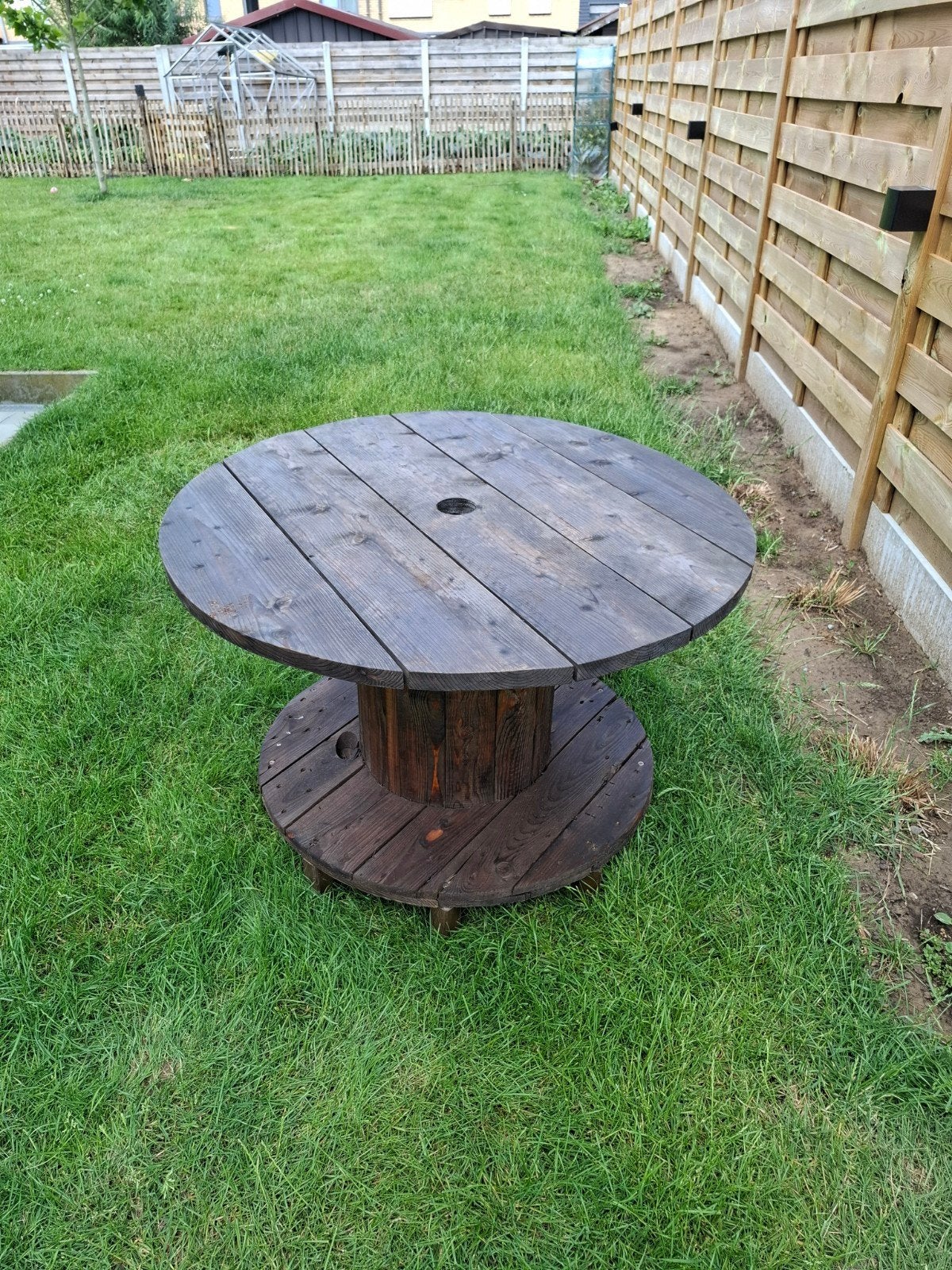 Houten bobijn,terrastafel, Enlèvement