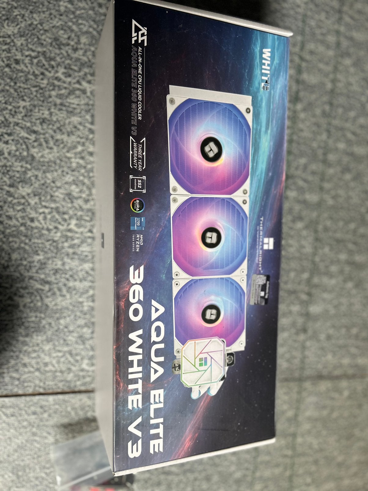 Watercooling Thermalright ARGB aqua elite 360 white v3, Enlèvement ou Envoi, Comme neuf