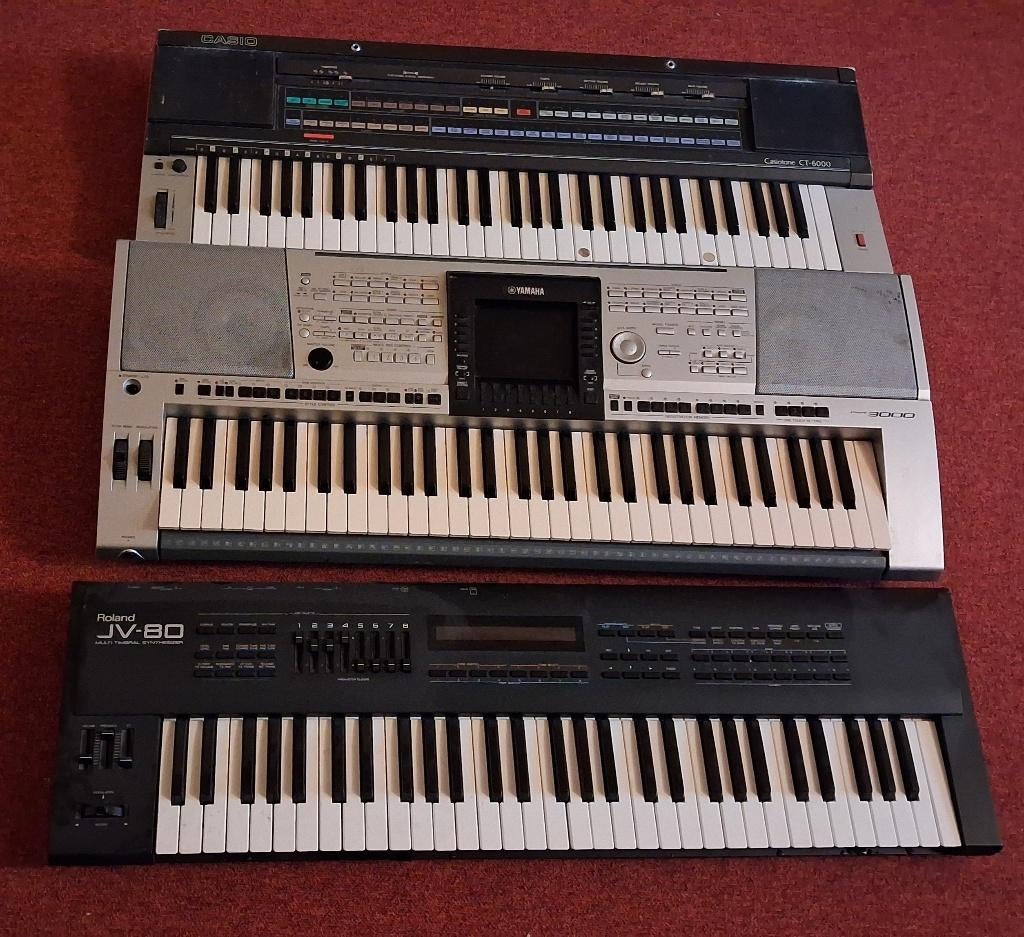 3 keyboards, Muziek en Instrumenten, Keyboards, Ophalen, Yamaha, Midi-aansluiting, 61 toetsen
