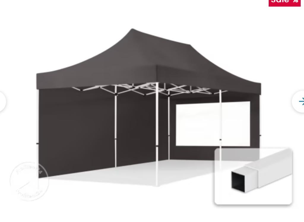 Partytent 6m x 3m, Tuin en Terras, Ophalen, Opvouwbaar, Partytent, Minder dan 4 meter