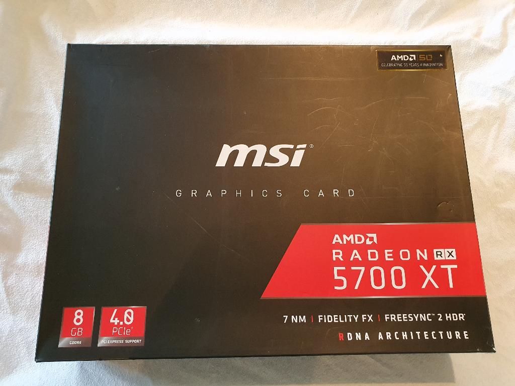 AMD Radeon RX 5700XT, Informatique & Logiciels, AMD, Enlèvement ou Envoi, GDDR6, PCI-Express 4