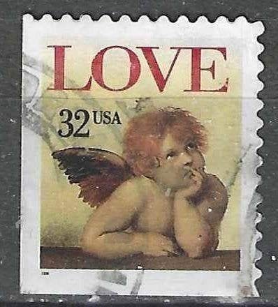 États-Unis 1995 - Yvert 2335 LO - Cupidon - Amou - 32  (ST), Envoi, Affranchi