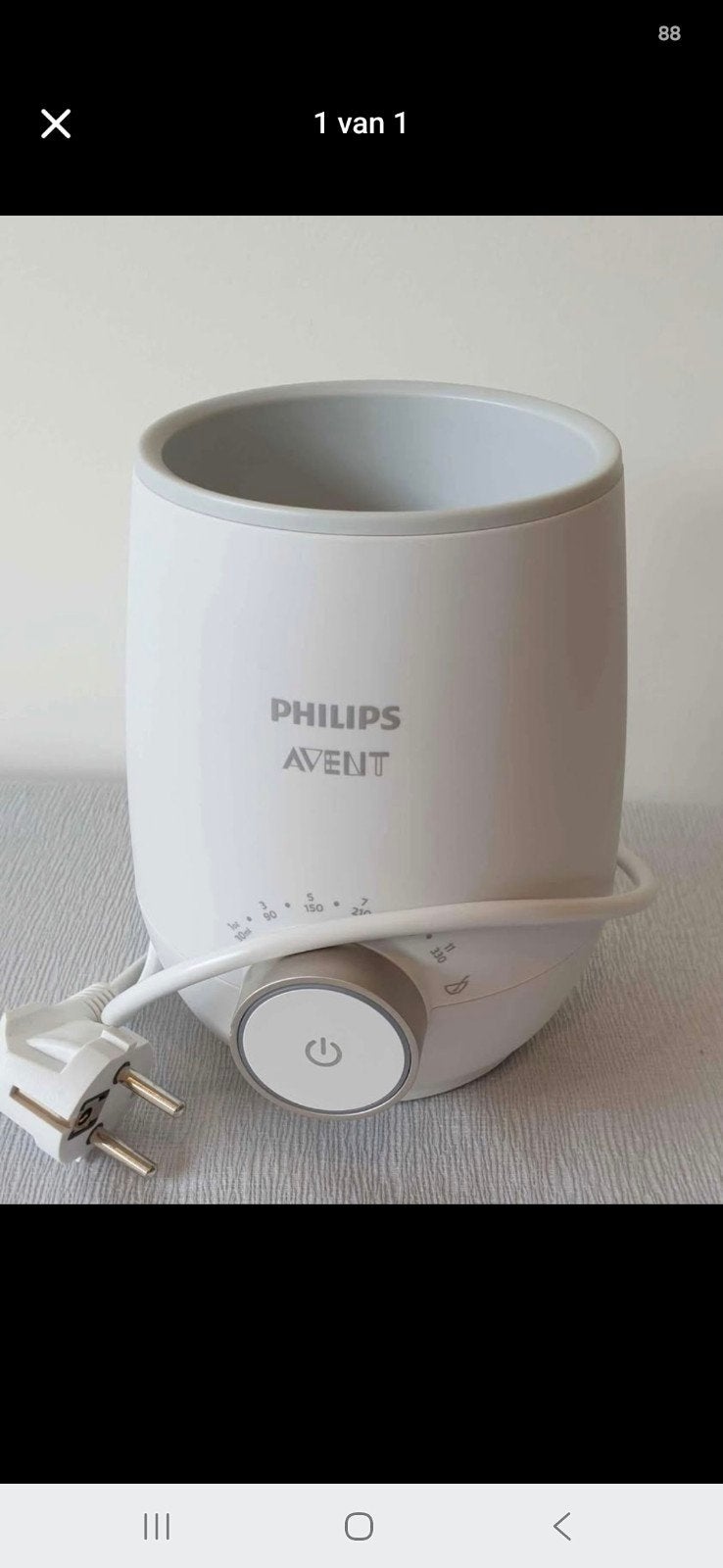 flessenwarmer, Ophalen, Gebruikt, Flessen- of potjesverwarmer