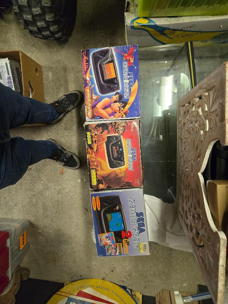Sega, Enlèvement, Utilisé, Game Gear