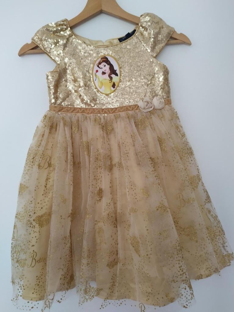 Belle jurk Disneyland Parijs - 6 jaar, Ophalen of Verzenden, Zo goed als nieuw, 110 t/m 116, Meisje
