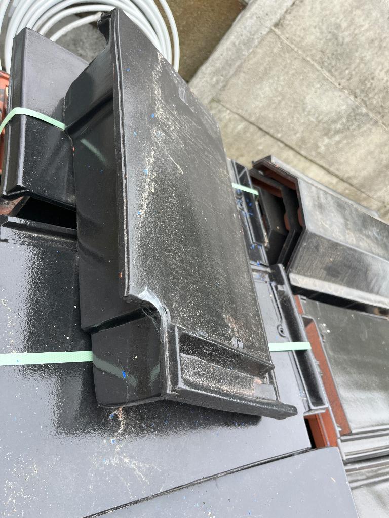 Dakpannen domino antraciet, Doe-het-zelf en Bouw, Dakpannen en Dakbedekking, Ophalen, Nieuw, Dakpannen, Overige kleuren