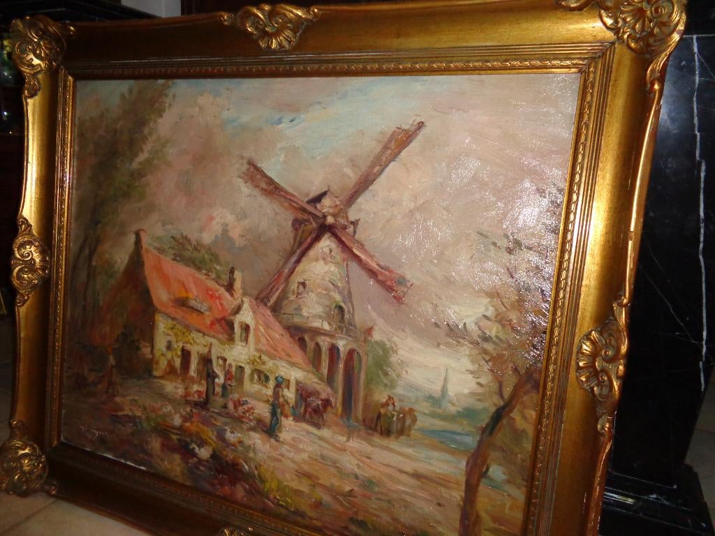 *J. v.d. Veegaete (1886) -Signé et daté -Voir au ARTO, PIRON, Antiquités & Art, Art | Peinture | Classique, Enlèvement