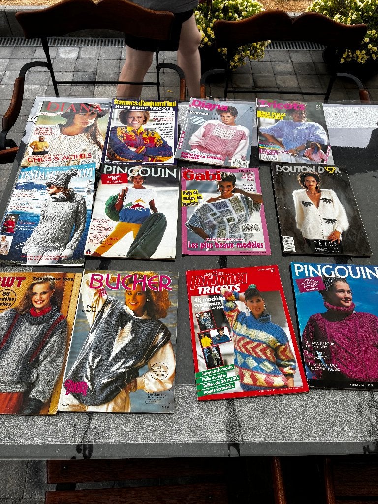 26 brei boeken ,Franstalig, Hobby en Vrije tijd, Breien en Haken, Ophalen of Verzenden, Zo goed als nieuw, Breien, Patroon of Boek