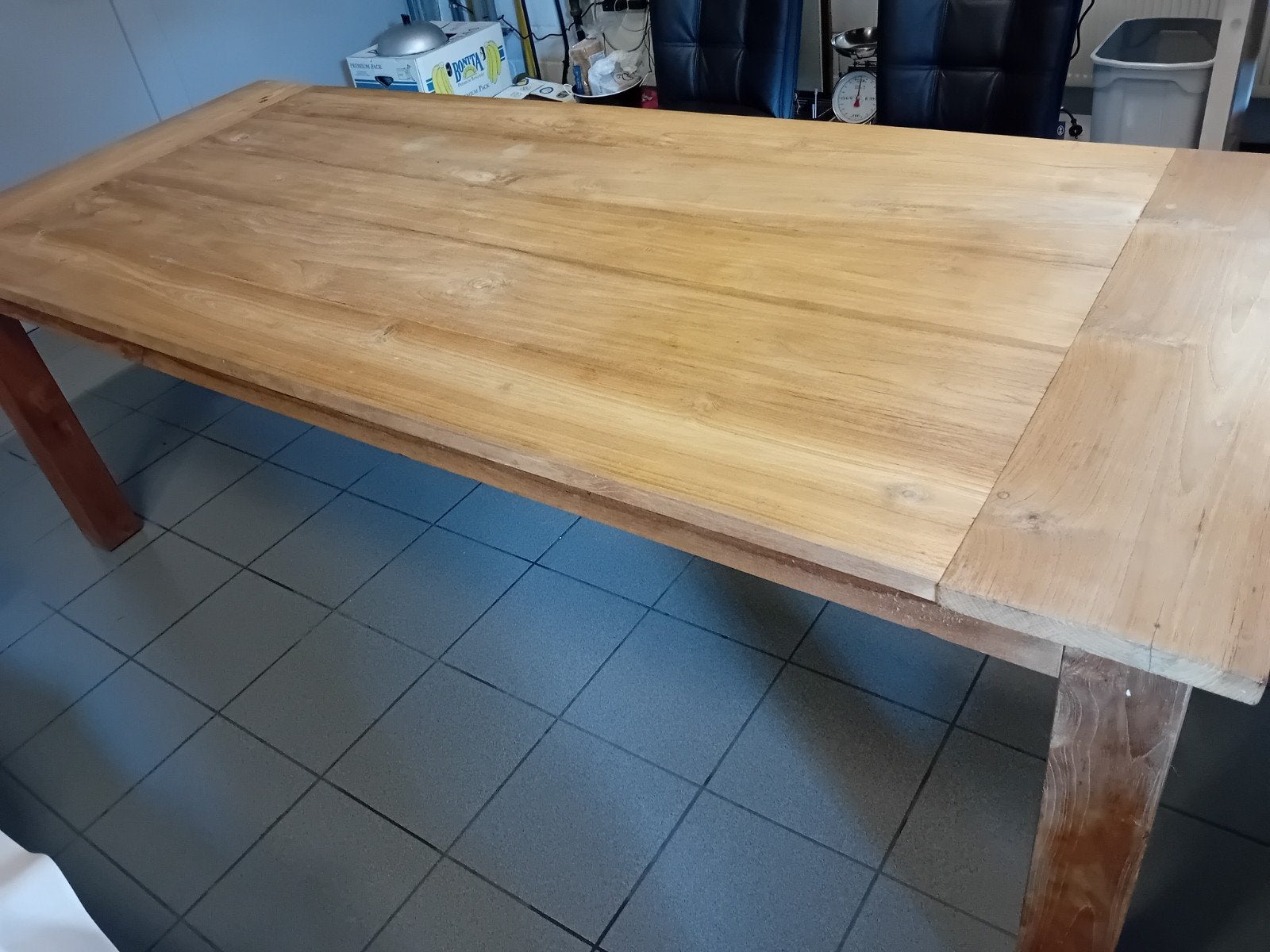 teak houten tafel, Ophalen, Gebruikt, Teakhout