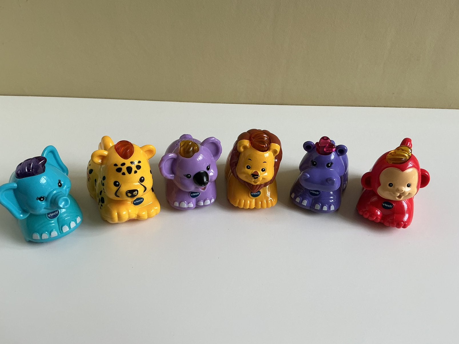 6 zoef-zoef dieren voor slechts €5 voor alles, Ophalen, Gebruikt, 6 maanden tot 2 jaar
