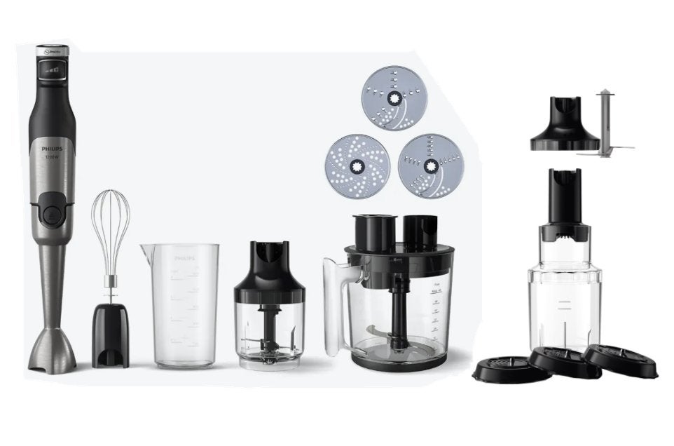 HR2685/00 5000-serie Staafmixer Philips + Spiralizer, Elektronische apparatuur, 1 tot 2 liter, Nieuw, 3 snelheden of meer, Ophalen of Verzenden