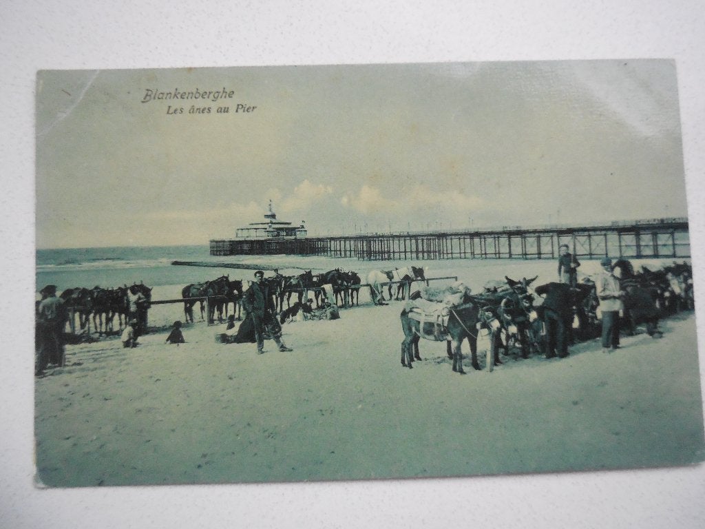 postkaart Blankenberge, Verzamelen, Ophalen of Verzenden, Voor 1920, Gelopen, West-Vlaanderen