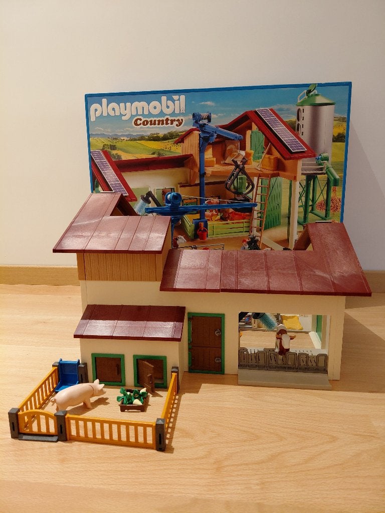 Playmobil 71132 - Grande ferme avec Silo et Animaux, Bâtiment, Comme neuf, Country, Kit complet