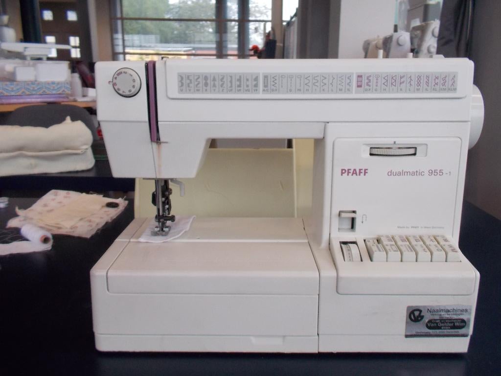 Pfaff 955 met boventransport, Hobby en Vrije tijd, Naaimachines en Toebehoren, Ophalen, Gebruikt, Naaimachine, Pfaff