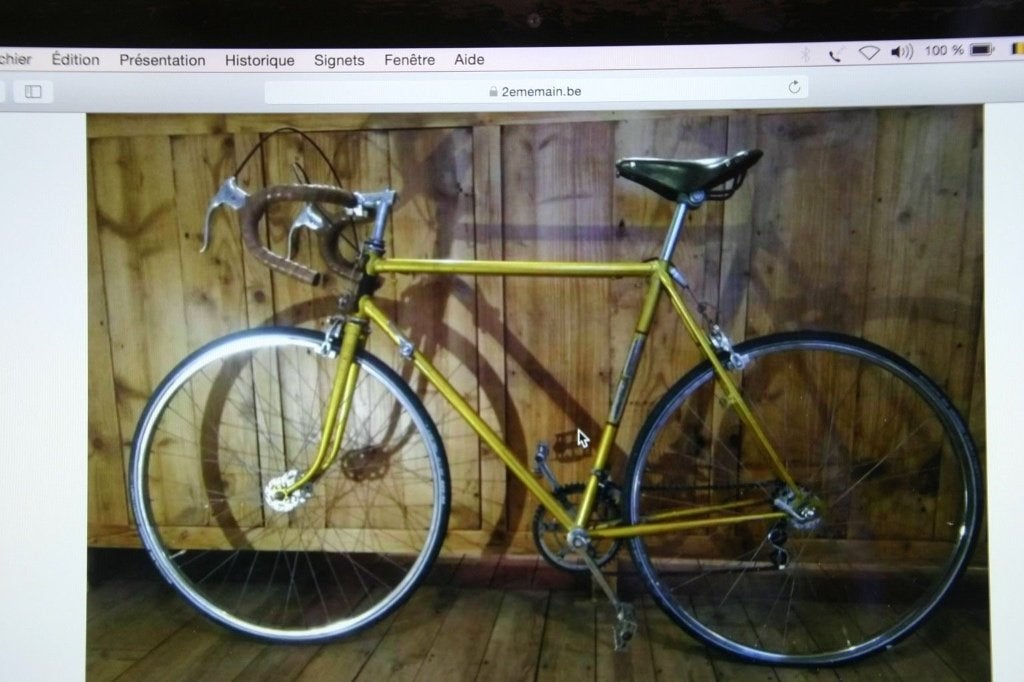Velo Motobécane Vintage, Vélos & Vélomoteurs, Autres marques, Frein sur jante, Moins de 10 vitesses, Enlèvement