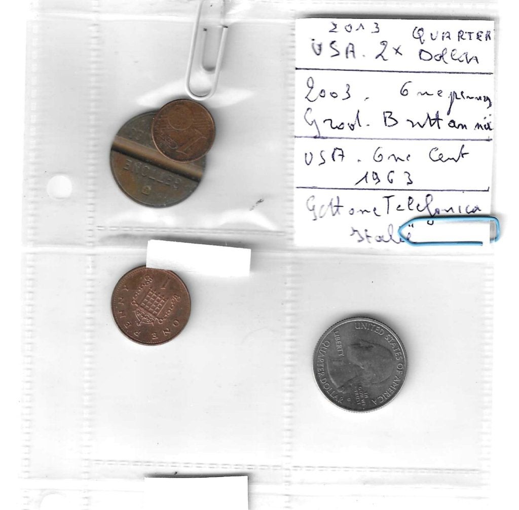 Muntjes, Enlèvement ou Envoi, Monnaie