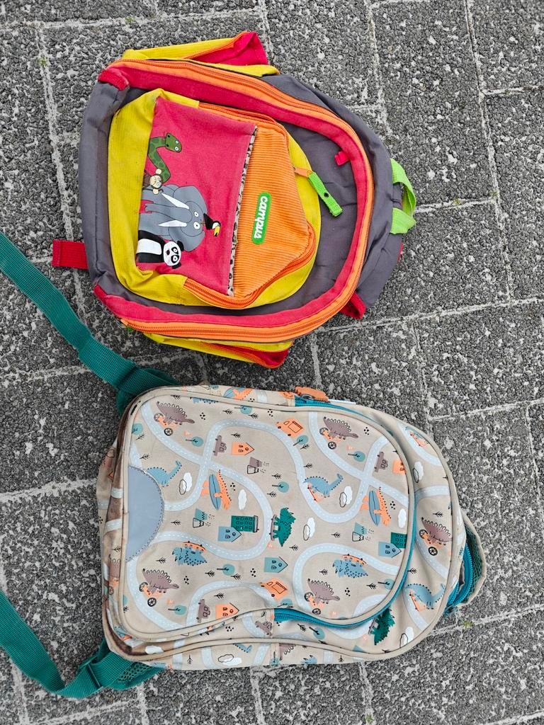 2 rugzakjes voor activiteiten en uitstapjes, Ophalen