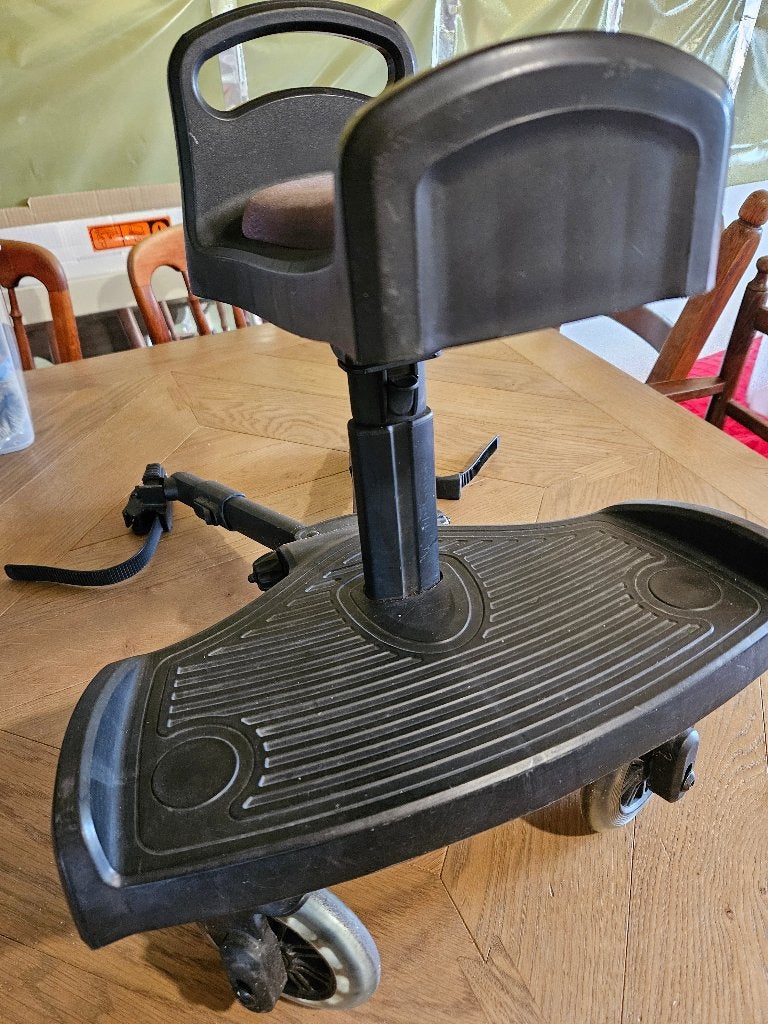 Meerijdplankje voor kinderwagen, Kinderen en Baby's, Verstelbare duwstang, Zo goed als nieuw, Ophalen, Kinderwagen