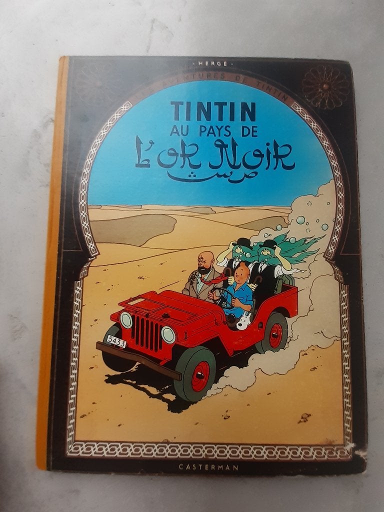 Tintin au pays de l'or noir première édition, Livres, BD, Enlèvement ou Envoi, Une BD, Utilisé, Hergé.