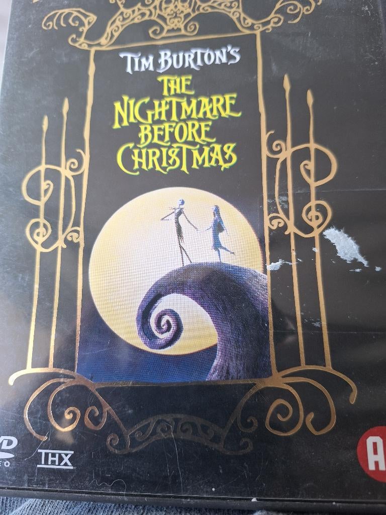 The Nightmare before Christmas, Tim Burton, dvd, ndl ondert, Cd's en Dvd's, Ophalen of Verzenden, Zo goed als nieuw