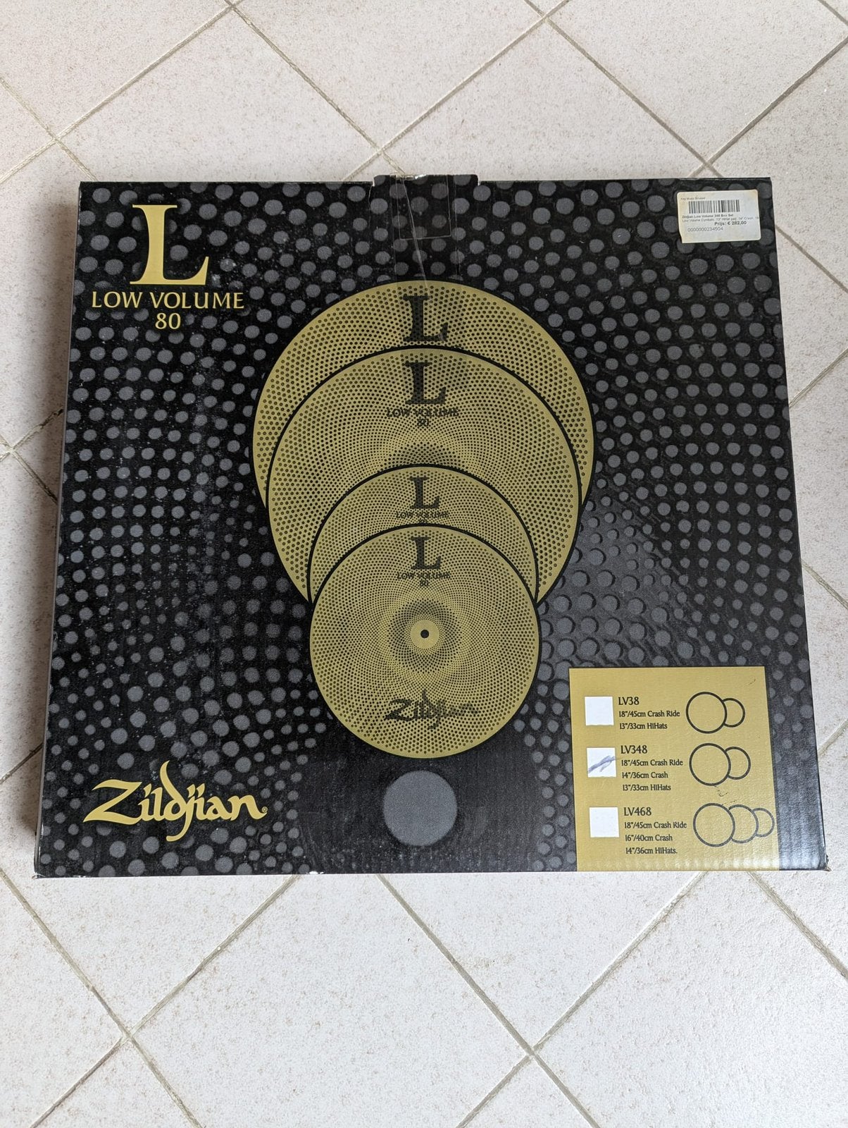 Zildjian Low Volume 80 cimbaalset, Muziek en Instrumenten, Ophalen, Gebruikt