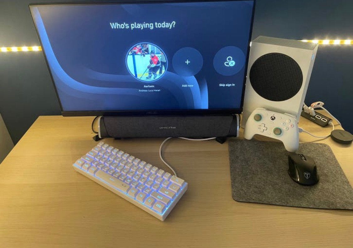 Xbox series s gaming setup, Enlèvement, Comme neuf, Xbox Series S