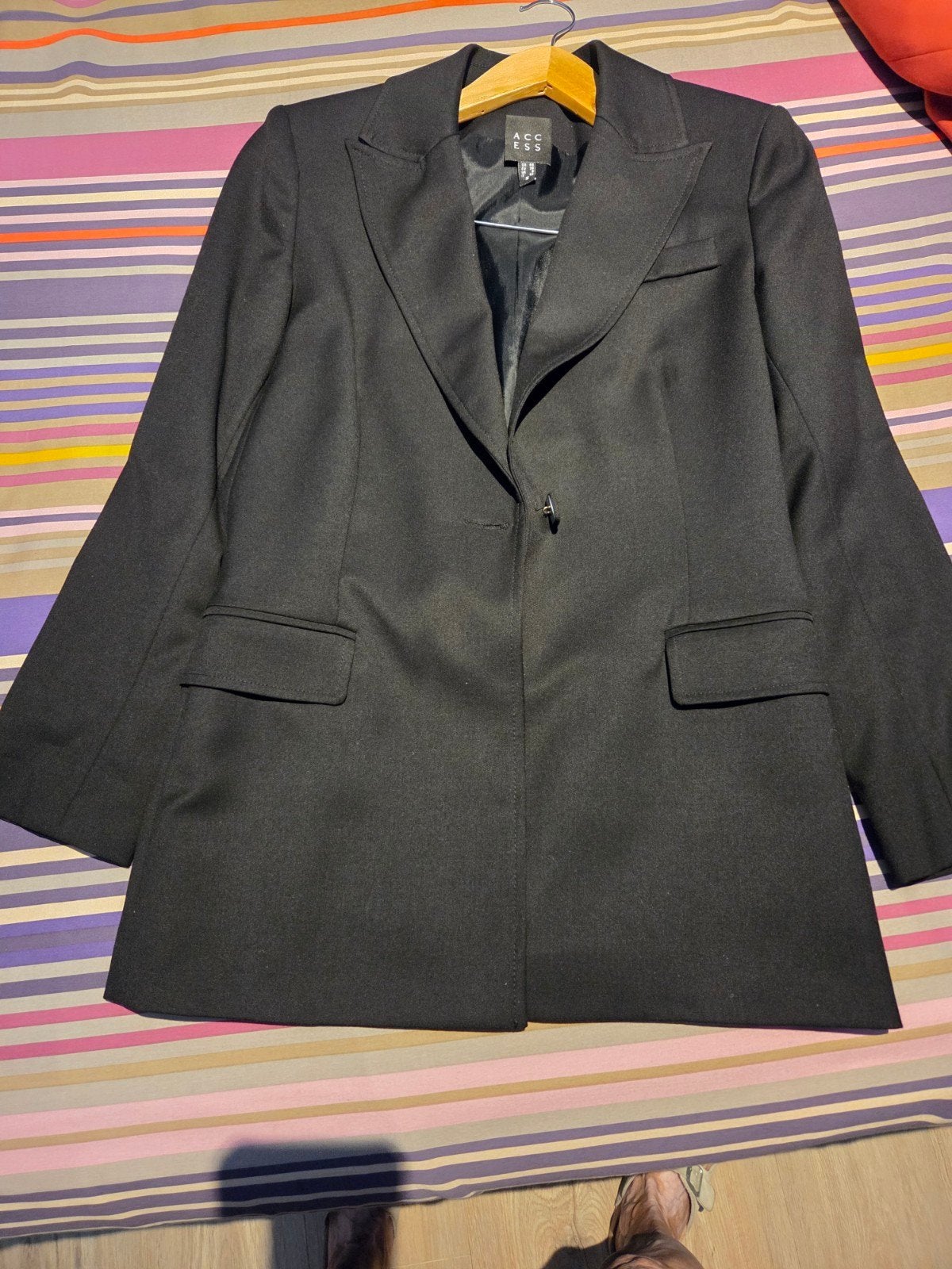 zwarte blazer van ACCESS maat EU38, Zwart, ACCESS, Zo goed als nieuw, Jasje