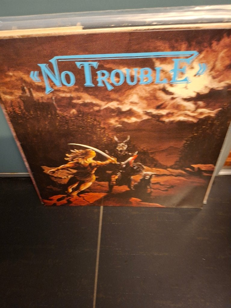 lp - no trouble - looking for trouble - bak 5, Cd's en Dvd's, LP, Gebruikt, Ophalen of Verzenden, Heavy metal