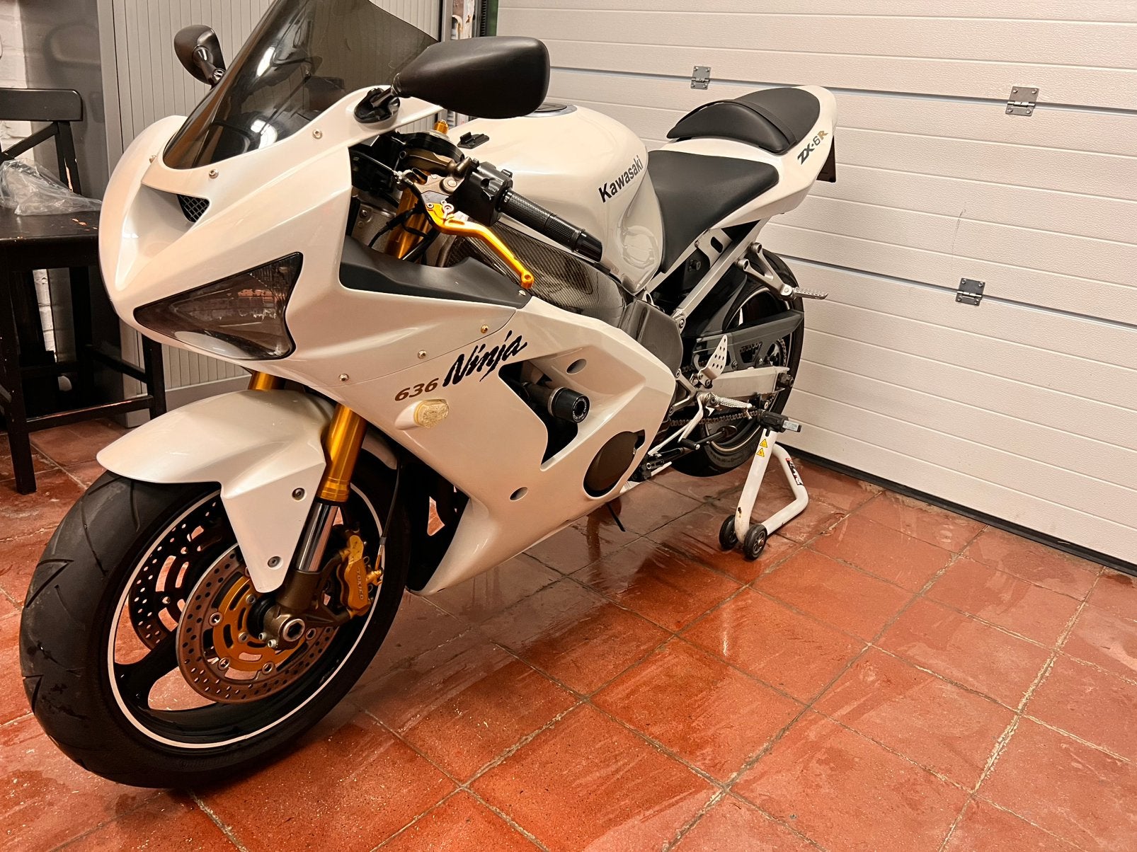 ️ Kawasaki Ninja ZX-6R 636 — 2005 — 22.287 km, Motoren, Occasion, 4 cilinders, Bedrijf, Super Sport