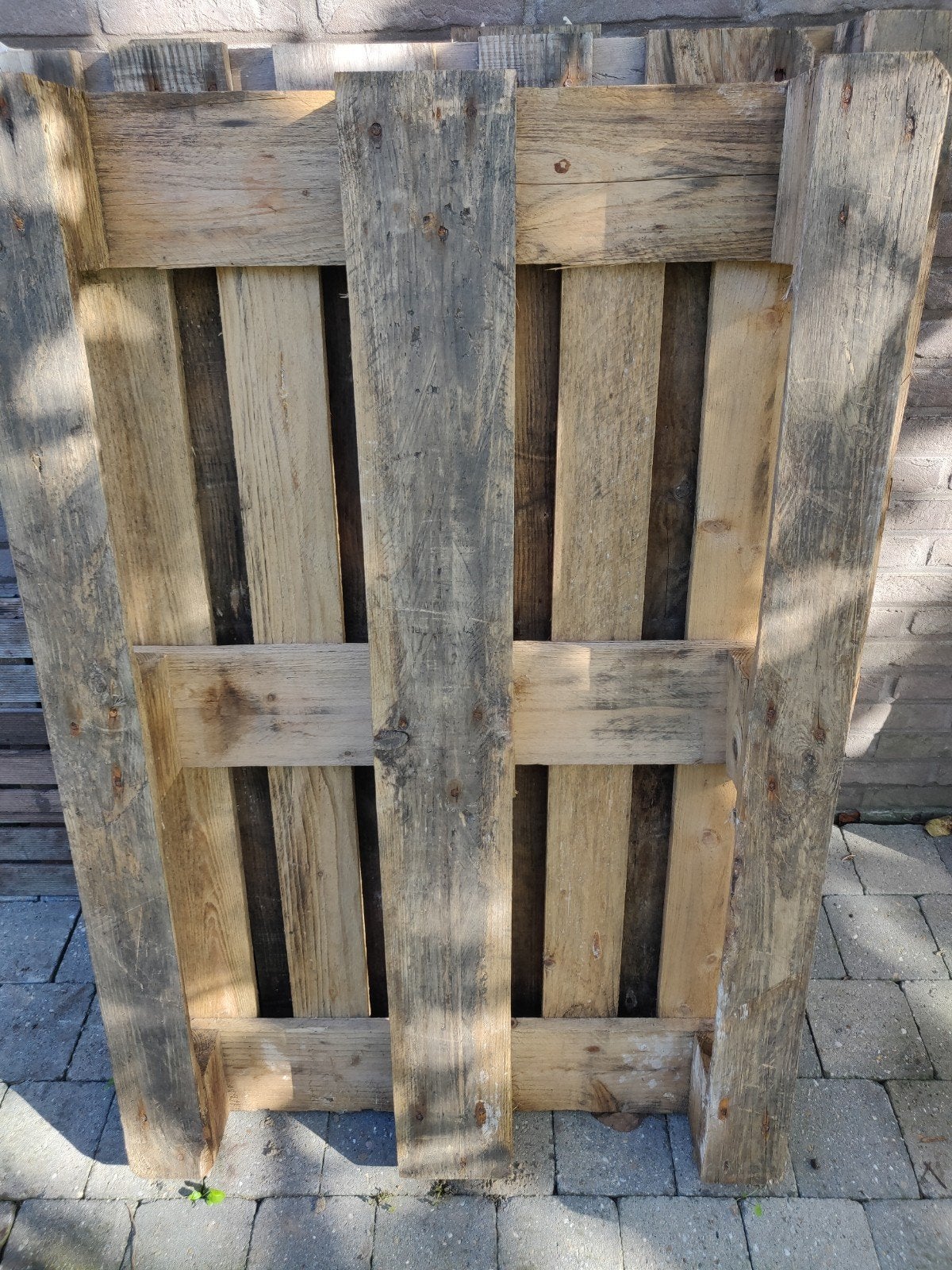 Europallets (hout: 120 x 80 x 14), Doe-het-zelf en Bouw, Ophalen, Zo goed als nieuw, Pallet