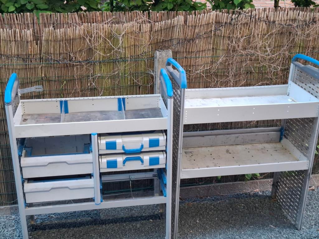 Sortimo rekken voor bestelwagen, Ophalen