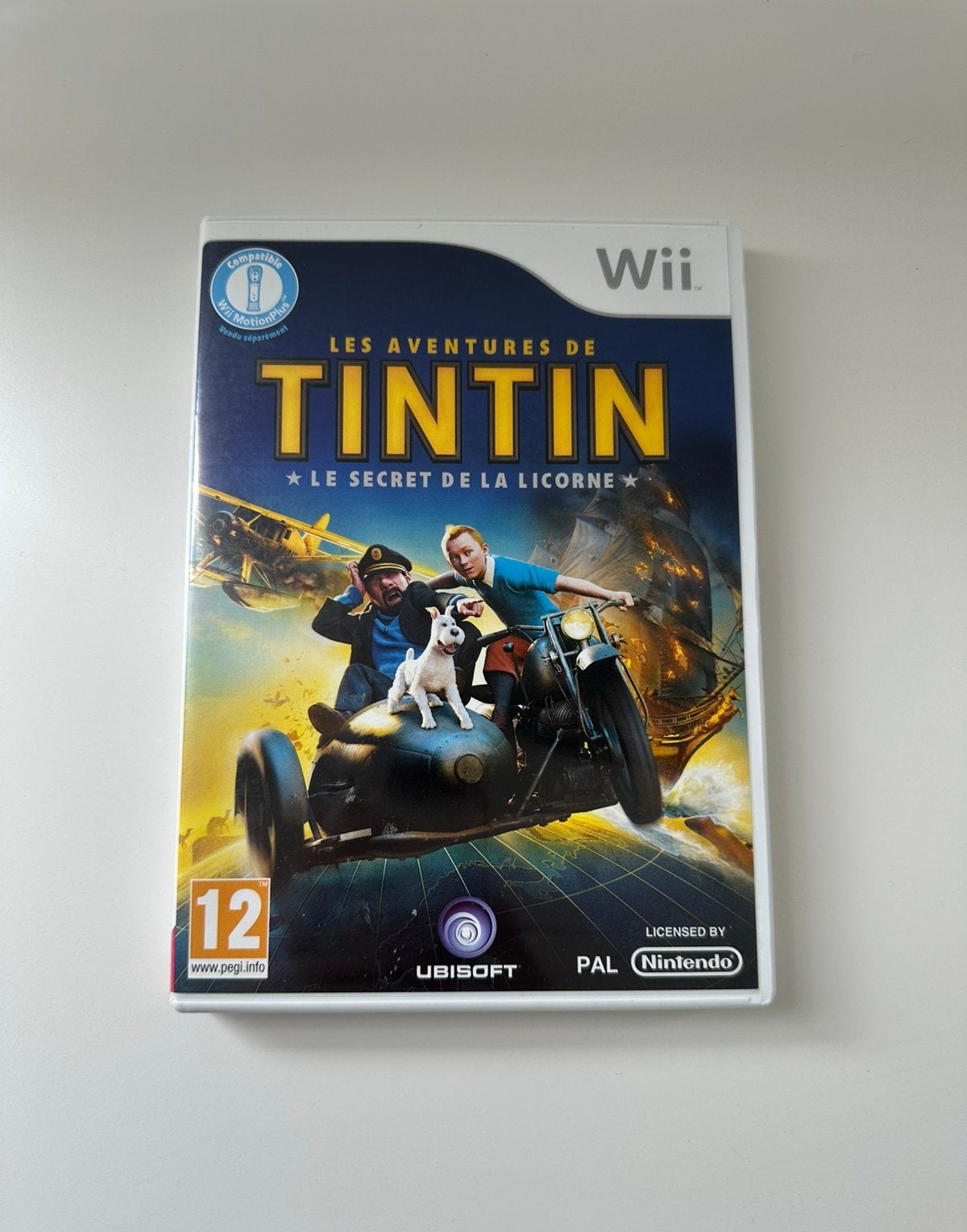 De avonturen van Kuifje, het geheim van de eenhoorn, Games en Spelcomputers, Games | Nintendo Wii, Ophalen, Zo goed als nieuw