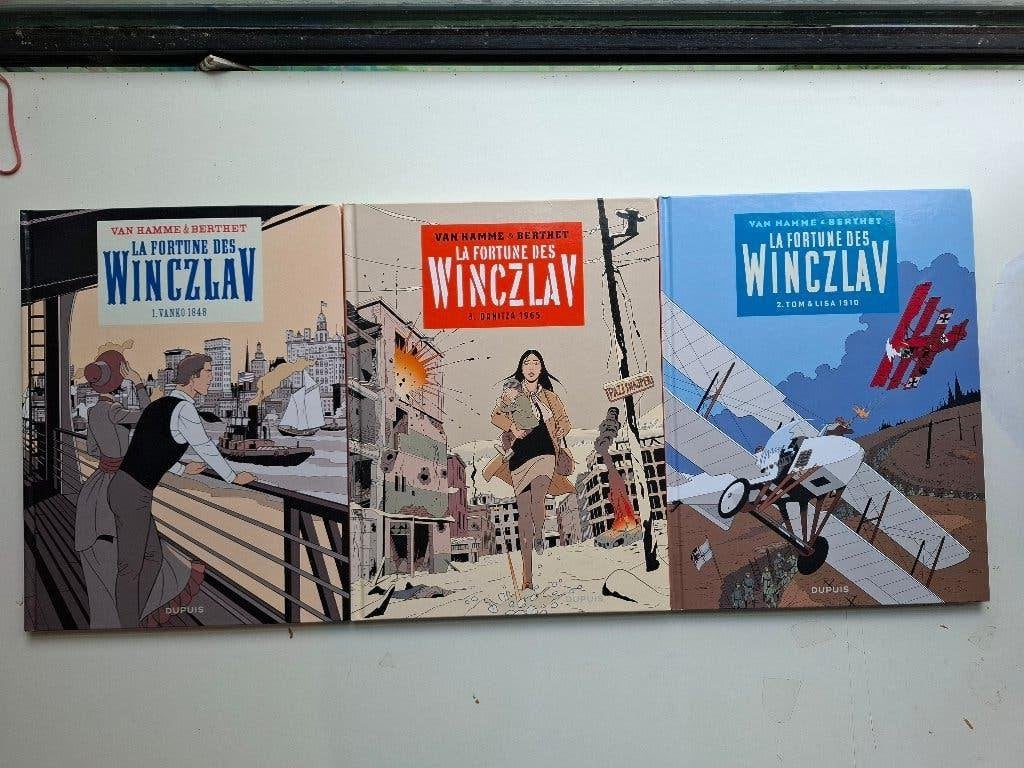 LA FORTUNE DES WINCZLAV TOMES 1 à 3 SERIE COMPLETE TOUS EO, Complete serie of reeks, Ophalen of Verzenden, Zo goed als nieuw
