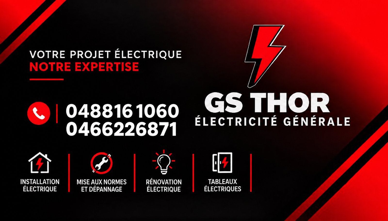 ÉLECTRICIEN DISPONIBLE -DÉPANNAGE URGENT–NTERVENTION RAPIDE, Services & Professionnels, Service 24h/24