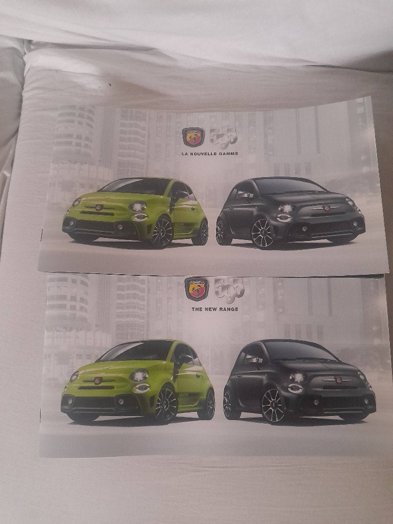 Brochures abarth, Autos, Particulier, Achat