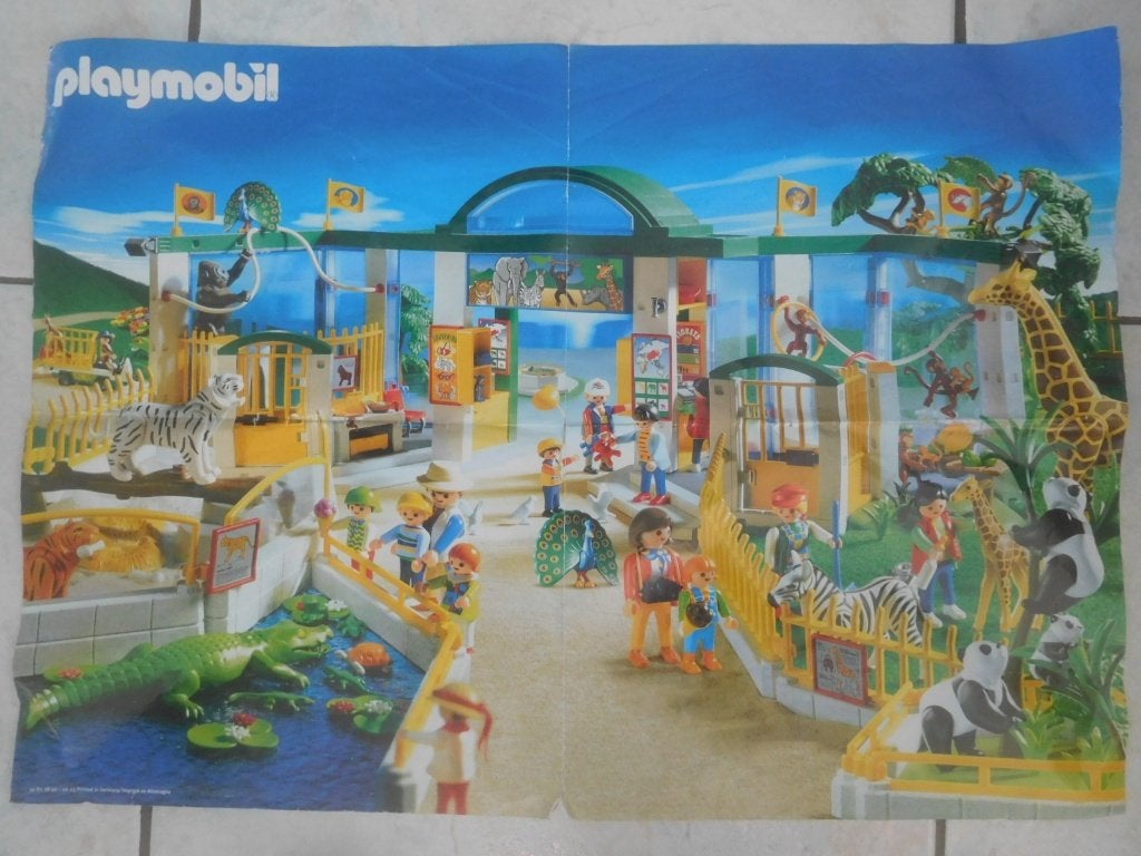 Playmobil Grand Zoo + dieren en accessoires, Ophalen of Verzenden